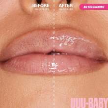 HUDA BEAUTY Lip Gloss Plumper For Fenty Beauty High-Shine Non-Sticky Formula With Vitamin E Lip Filler Effect & Hydrating Gloss 0.13 Oz/3.9 ML-Faux Filler Shiny Non-Sticky Lip Gloss-Size 0.13 Oz / 3.9 ML - UUU Baby - 查看 2