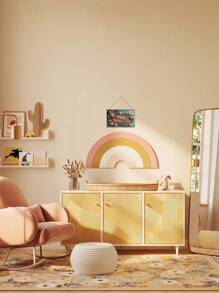 1 pieza Regalo clásico y minimalista para el Día de la Madre, con diseño de elementos florales, impresión plana de alta definición 2D, hecho de madera de alta calidad, decoración colgante de pared, decoración del hogar, decoración de cartel, decoración versátil de pared, decoración de entrada, uso versátil