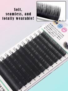 Fengxiu Eyelash 12Rows C/D Brown 5D Flower Lashes Spikes Eyelash Extensions Fluffy Volume Fans Wispy Lash Premade