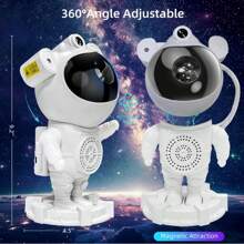 GALAXY ASTRONAUT PROYECTOR – LUZ LED 360° + BLUETOOTH + CONTROL REMOTO - Blanco - Ver 4