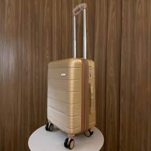 Rigid Carry-On Suitcase With 360º Double Wheels 100%ABS - Champagne - View 2