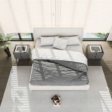 OYAJIA Nightstands - schwarz grau - 查看 5