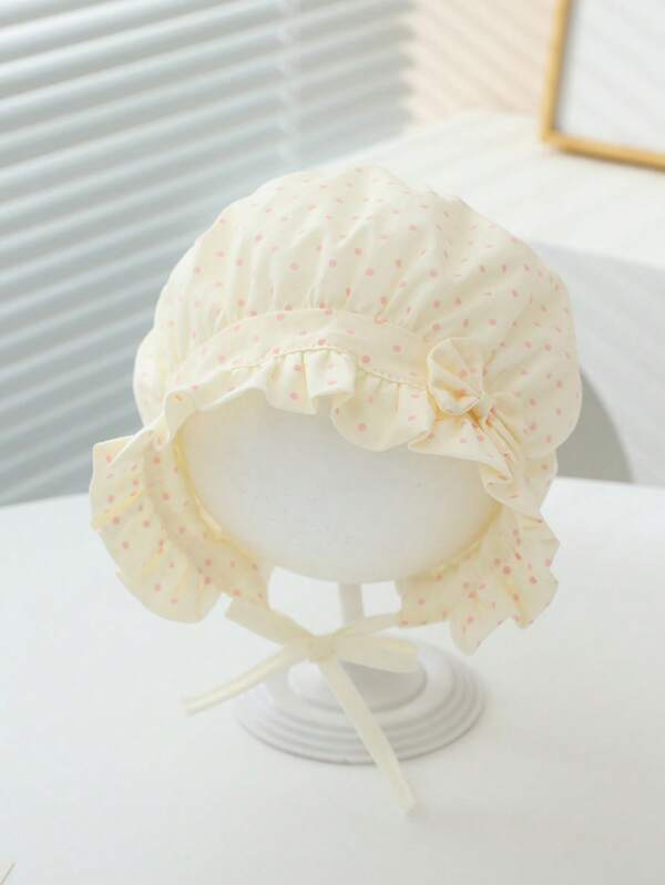 1pc Infant Beanie Hat, Suitable For Daily Wear