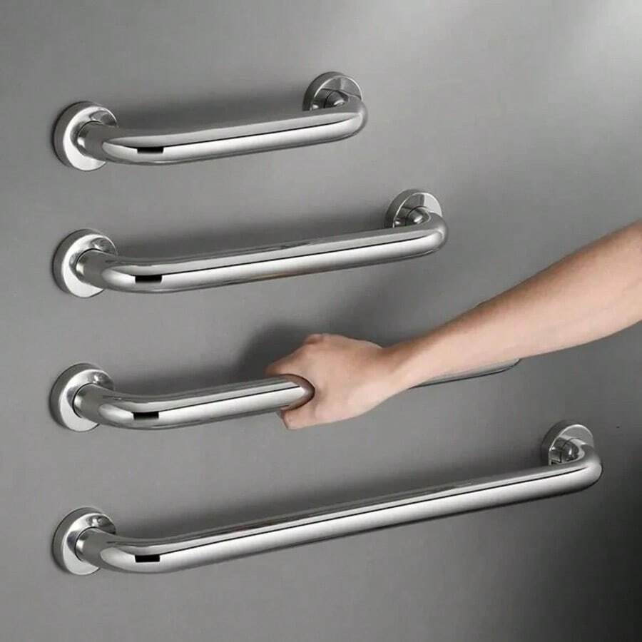 Bathroom Tub Toilet Handrail Grab Bar Shower Safety Support Handle Towel Rack Hower Handle Safety Helping Handle Towel Rack - 30cm - View 1