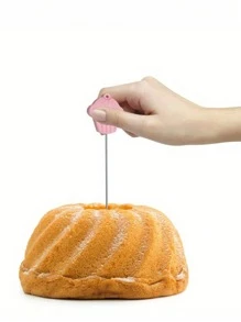1pc Stainless Steel Cake Tester Skewer - Reusable Metal Baking Probe Pick Tool For Cakes, Baking Tools, Suitable For Home, Holiday, Daily Gifts For Friends - Multicolor - View 3