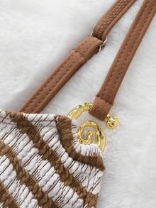 Cute Striped Sexy Bikini Swimwear, Necessary For Summer Beach Vacation - Multicolor - View 7