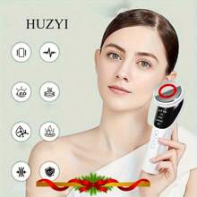 Appareil de beauté de la peau et de massage facial à 4 couleurs LED pour les soins du visage et du cou, équipement vibrant pour raffermir la peau du cou, rechargeable via USB, cadeau idéal pour la routine de soin de la peau