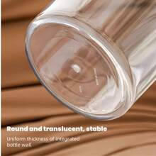 1pc Acrylic Vase, Modern Decoration Transparent Vase For Living Room And Dining Table, Unique Vase For Room Decoration, Transparent Vase For Nurturing Flowers, Flower Vase For Placing Flowers, Circular Vase For Waking Up. - Clear - View 6