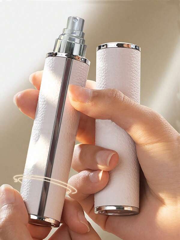 10pcs/Pack Refillable Mini Perfume Sprayer Bottles, Leather-Covered Cosmetic Atomizer Containers For Travel, Reusable 10ml - 5ml Fragrance Spray Bottles With Pump, Multi-Color