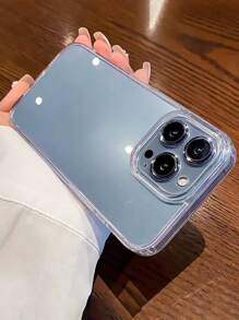 Minimalist Transparent Acrylic Phone Case Compatible With IPhone 16 Pro Max/16/16 Pro/16 Plus/15/15 Pro Max/15 Pro/15 Plus/11/12/13/14 Pro Max/XS/XR/11 Pro/11 Pro Max/12 Pro/12 Pro Max/13 Pro/13 Pro Max/7 Plus/14 Pro/14 Pro Max/14 Plus/7 Plus/8 Plus/8/SE2 Soft Cover Waterproof Shockproof Anti-Fall Scratch Resistant - Clear - View 6