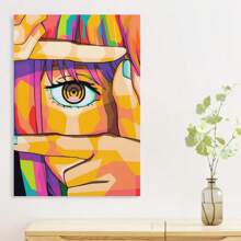 Framed Anime Poster Makima Canvas Print Wall Art HD Print On Canvas Wall Art For Living Room Decor Boy Gift