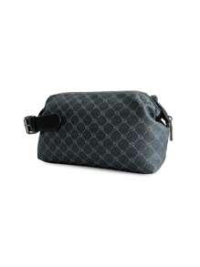 saroxi 男士大容量时尚休闲旅行腕带手拿包，高端时尚手提/腕包，工作方便，适合年轻专业人士和学生，绝佳礼物选择 - 黑色 - 查看 3