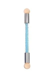 Pincel Duplo para Esponja de Unha para Degradê, Pincel Aplicador para Seleção e Efeitos Degradê, Pincel Duplo com Ponta de Esponja para Tinta e Arte de Unhas, Ferramenta DIY para Manicure