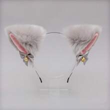 1pc Cat Ear Headband With Bow For Cosplay - Multicolor - View 14