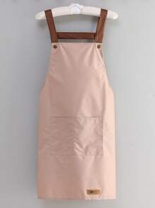 1 pezzo Grembiule da chef personalizzato con ricamo, grembiule nero impermeabile, con regolazione e 2 tasche, adatto sia per uomo che donna, grembiule professionale per cucina, cottura, giardinaggio, pittura, panetteria, ristorante - Multicolore - Visualizzare 11