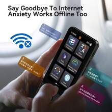 1 pieza Traductor portátil en línea de 142 idiomas, Traducción de voz/foto/grabación bidireccional en tiempo real con IA, 19 idiomas de traducción sin conexión, recargable por USB, compatible con WiFi y conexión inalámbrica, esencial para viajes, negocios y aprendizaje