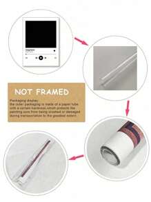 1pc Custom Personalized Wedding Poster, Personalized Outdoor Cartoon Cute Characters Wedding Welcome Plate, Elegant Custom Wedding Welcome Plate, Personalized Celebration Logo, Custom Name Date Location Poster, Can Be Used As Birthday Gifts, Anniversary Gifts, Commercial Signs, Scene Layout, Beautifully Decorated, Stylish And Simple, Modern Custom, Personalized, Unique Ideal Gift - Multicolor - View 8