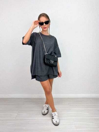 Conjunto Em Cotton Leve De Verão Lia