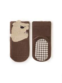 5 Pairs Cartoon Baby Socks, Anti-Slip Soft Bottom Floor Socks For Toddlers, Suitable For Daily Wear