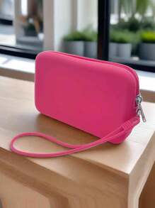 1个手持硅胶袋，防水沙滩手提袋，简约便携收纳袋，可用作化妆包，可水洗，带挂绳，可收纳化妆品、耳机、钥匙和卡片，创意硅胶收纳袋，房间装饰，包包，化妆包，旅行，化妆包，旅行必备，收纳，储物，旅行必备，化妆品收纳袋，化妆包，桌面收纳袋，化妆包，化妆包，旅行，化妆袋，包，化妆袋，旅行必备，化妆包，旅行必备，小型化妆包，化妆袋，化妆包，旅行必备，大容量，大化妆包，圣诞礼物，收纳袋，旅行，女士旅行必备礼物，收纳袋，手拿包/小手提包，化妆品收纳袋，化妆品收纳袋，收纳袋，刷子收纳袋，迷你收纳袋，大容量收纳袋，女士礼物，圣诞礼物，礼物创意 女性