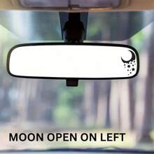2 bucăți autocolante cu oglindă Star Moon - Adaugă Magic Touch Magic Decorului tău! - o marime - Vizualizare 2