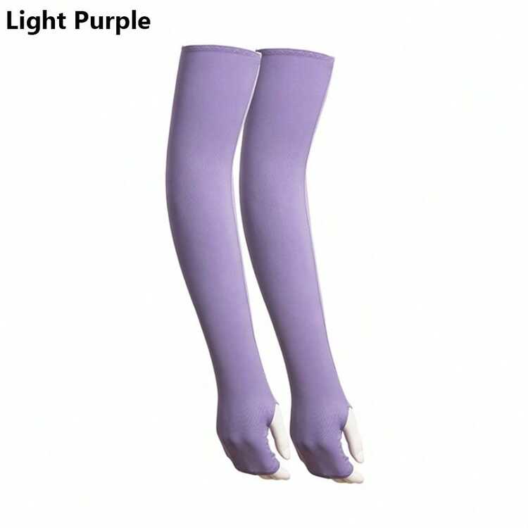 2Pcs Arm Sleeves Warmers Sports Sleeve Sun UV Protection Hand Cover Cooling Warmer Running Fishing Cycling - Multicolor - View 31