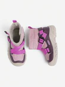 Annil Girls' Shoes In Children's Shoes. Thermal Lined, Thickened And Warm For Winter. Children's Snow Boots That Are Waterproof And Anti - Slip. - Red - View 7