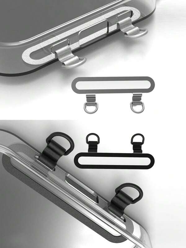 1 قطعة حزام معصم هاتف محمول ذو إبزيم مزدوج من الفولاذ المقاوم للصدأ