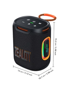 ZEALOT S122 25W 便携式无线音箱，强劲低音，3D环绕立体声，兼容智能手机/平板电脑/电视。支持TF/USB/AUX/TWS音频输入，双扬声器可使音量翻倍，适用于汽车、户外、露营、聚会等场合。 - 均碼 - 查看 4