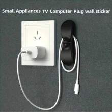 6pcs Power Cord Organizer, Wall Mounted Power Cable Clips, Kitchen Cable Holder, Household Appliances & Wire Winder