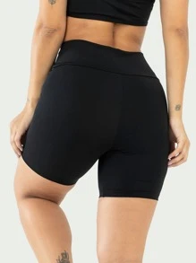 Kit 3 Short Fitness Legging Gym Women - Biru - View 4