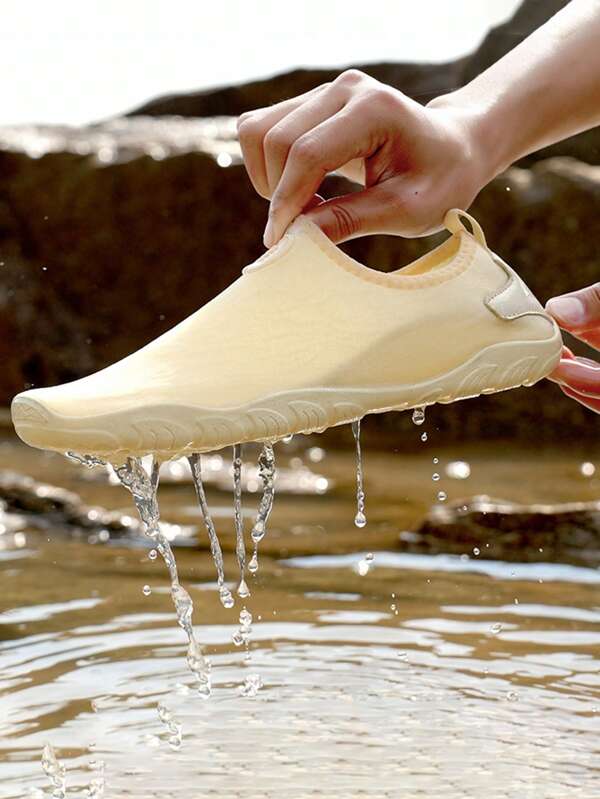 1 Paar Damen Lässig Outdoor Slip-On atmungsaktive Mesh schnelltrocknende Wasserschuhe für Strand/Wandern