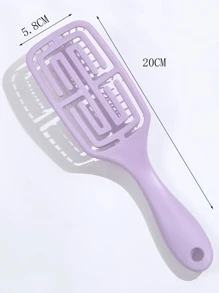 迷你薰衣草空心气垫发梳，发刷，梳子，美发工具，美发产品及配件，适用于理发店、美容院、返校季、旅行度假必备，女士美发配件，发刷，顺发梳，理发师，美发工具，美发产品，刷子，后梳，护发，发刷，梳子，发刷，迷你发刷，卷发产品，美发设备，圣诞节，理发店，美发，木梳，发型，美发，发刷，后梳，造型刷，卷发刷，边缘刷，发梳，梳发，发刷套装，梳发，卷发梳，顺发刷，女士发刷，头发，旅行，美发产品，美发工具，美发用品，理发师，理发师配件，理发店，美发设备 - 淡紫色 - 查看 2
