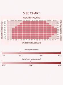 1 Pair Plus Size Women 20D Ultra Thin Sheer Minimalist Fashion Pantyhose - Coffee Brown - View 7