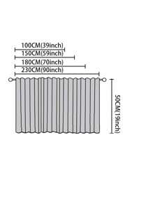 1 件简约花卉蕾丝窗帘，加厚咖啡色房间隔断，客厅、卧室、餐厅门帘 - 彩色 - 查看 2