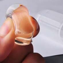 2/10Pcs Silicone Nail Art Stamper Replacement Heads 2.8cm Transfer Pattern Plate Nail Stamp Clear Stamping DIY Manicure Tools - Clear - View 6