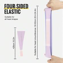 1pc Breathable Elastic Headband, Unisex Fashion Sports Sweatband For Basketball, Football, Yoga, Running, Fitness - Multicolor - View 3