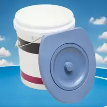 1pc PP Portable Camping Toilet Seat Cover, Detachable Quick Buckle Lid For Outdoor Storage Bucket, Suitable For Hiking, Emergency, Mother's Day, Father's Day, Thanksgiving, Grandmother's Day Gifts (Slight Scratches And Stains May Occur On The Plastic Surface) Bathroom Decor Fall Decor