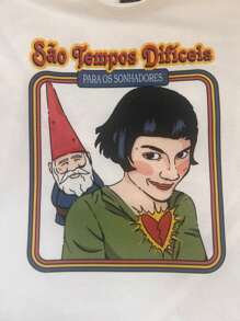 Amélie Poulain T-Shirt - Cream - Rượu sâm banh - Xem 3