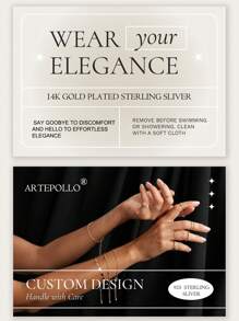 Artepollo A 925 Silver Hypoallergenic Wedding Ring With A Chain Design, Set With Sparkling Cubic Zirconia And Adjustable Open-Band. Perfect For Wearing At Weddings, As A Wedding Gift, Party Favors, Birthday Gifts, Or Anniversary Presents.