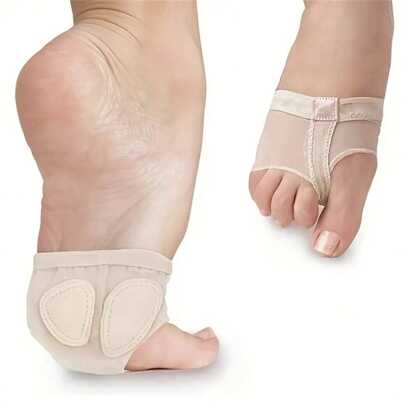 1 Pair Professional Dance Toe Pad, Heel Protector Socks, Ballet Dance Shoes Pad, Women Foot Care Tool
