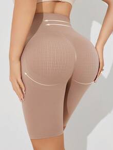 女士宽腰高弹力无缝塑身紧身裤