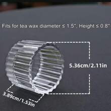 12 Striped Glass Candle Holders, Transparent Mini Candle Holders, Celebration Candle Holders, Suitable For Dining Tables, Coffee Tables, Living Rooms, Tea Lamps, Weddings, Birthday Parties, Anniversaries, Atmosphere Photography, Holiday Atmosphere Candle Holders, Graduation Ceremonies, Party Decorations, Christmas, Halloween, Thanksgiving - trong suốt - Xem 8