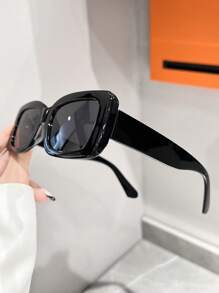 1 Pair Fashion Stylish Sunglasses - Suitable For Street Photography, Music Festivals, Tropical Beaches, Business Casual, Fishing, Sports, Beach, Travel, Festivals, Outdoors, Driving, Hiking, Party, Street Style Accessory, Outdoor Activities, UV Protection, Golf Fashionable Shade Elegant Outfit Family Outings Travel Vacation Holiday For Summer Beach Vacation,Outdoor,Travel - 彩色 - 查看 5