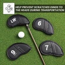 Golf Club Head Covers For Irons Synthetic Leather 12 Pcs Value Set, Deluxe Iron Headcovers - Multicolor - View 6