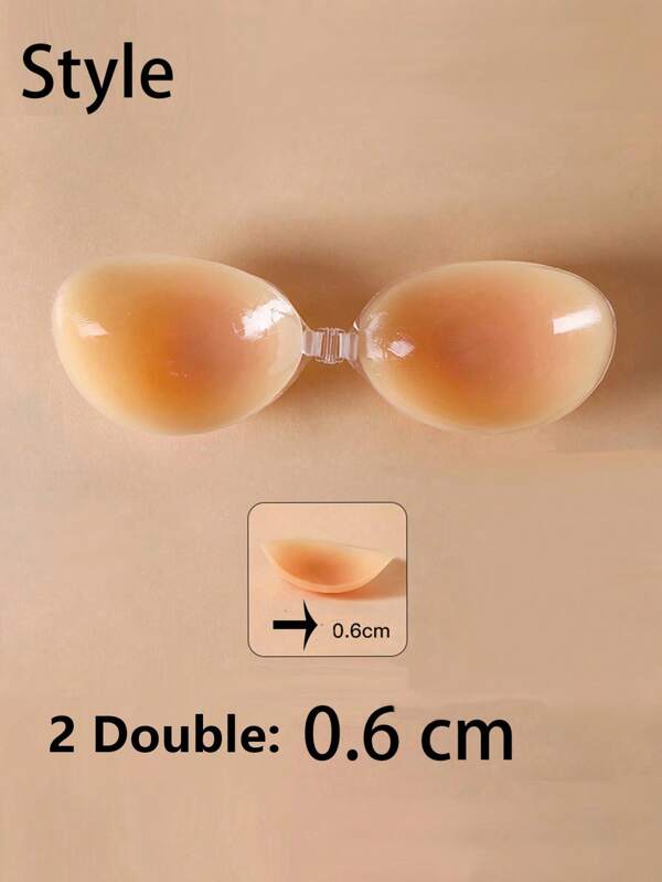1 par de pétalos de silicona impermeables y gruesos para el pecho de mujer para levantar y realzar pechos pequeños para bodas y fiestas