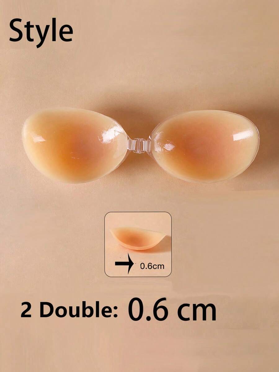 1 par de pétalos de silicona impermeables y gruesos para el pecho de mujer para levantar y realzar pechos pequeños para bodas y fiestas