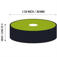1个高精度铝合金水平仪，圆形气泡水平仪，直径30毫米，高度8毫米