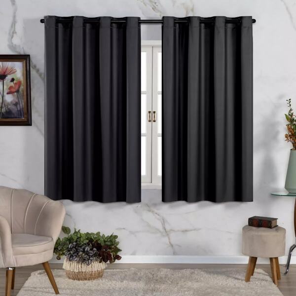 Cortina Blackout Corta a Luz PVC Black out Sala Quarto Cozinha 2,20 x 1,40