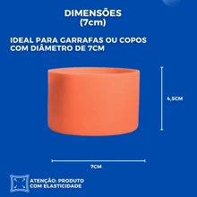 Bottle Protector Silicone Base Accessory To Protect Bottle - Cam 8cm - Xem 6